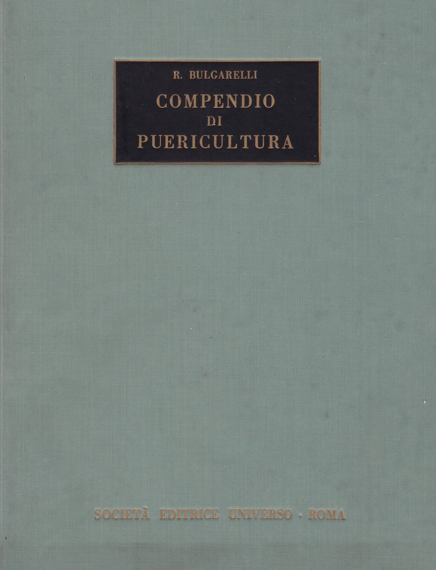 Compendio di puericultura - copertina