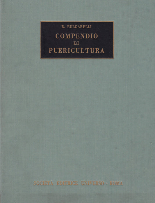 Compendio di puericultura - copertina