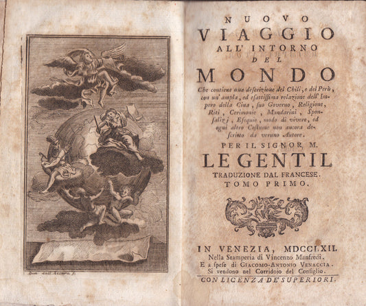 Nuovo viaggio all'intorno del mondo. I. - copertina