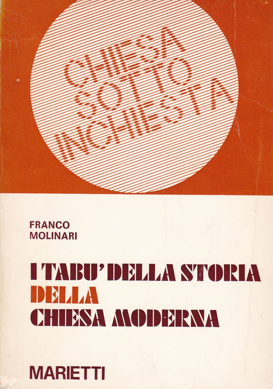 I tabù della storia della chiesa moderna - copertina