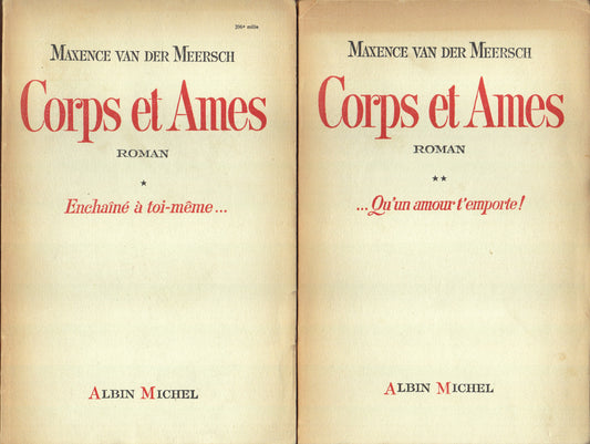 Corps et Ames. Roman. I. II. - copertina