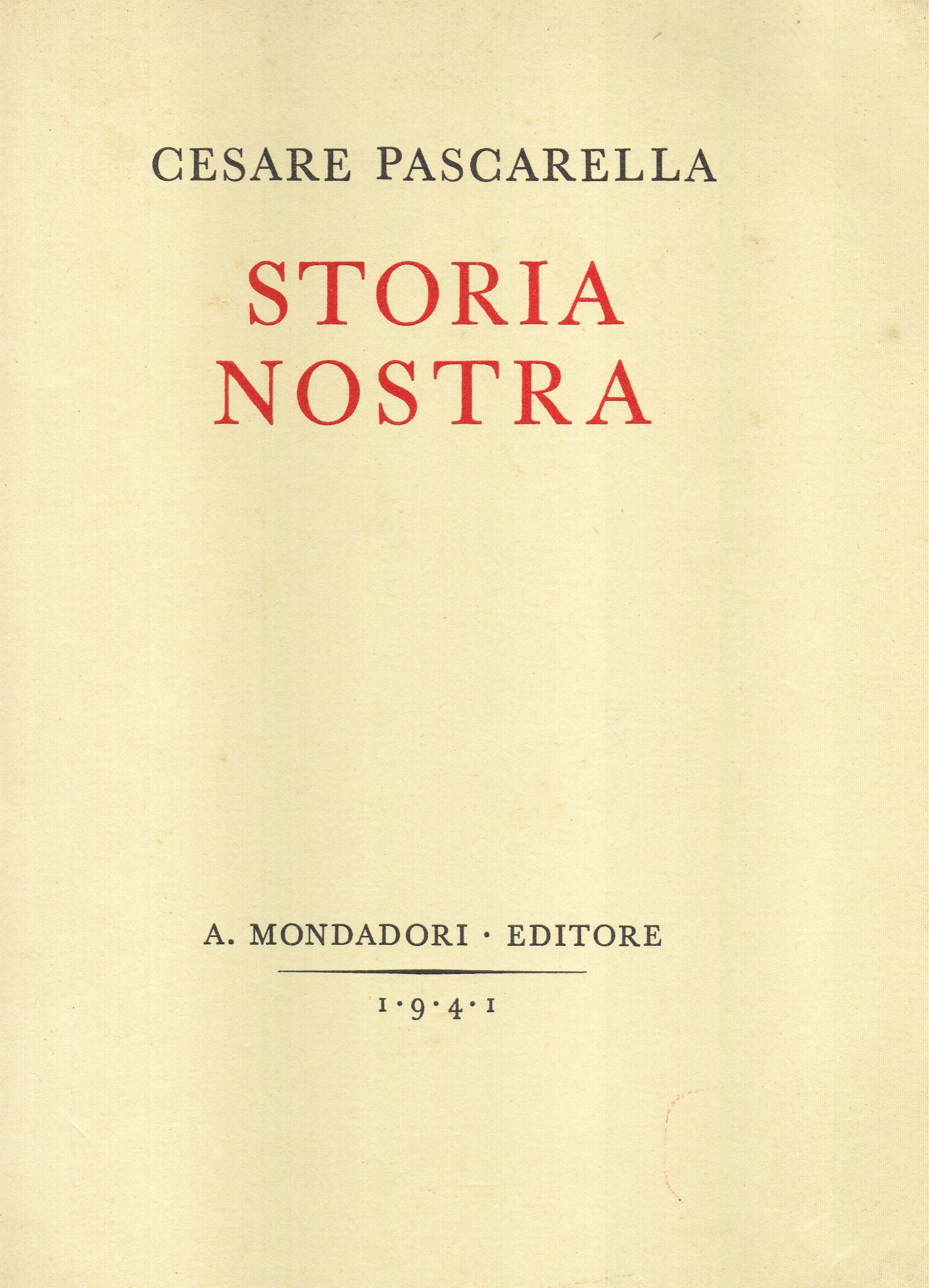 Storia nostra - copertina