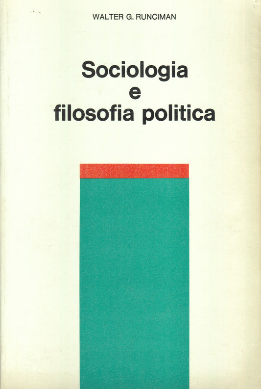 Sociologia e filosofia politica - copertina