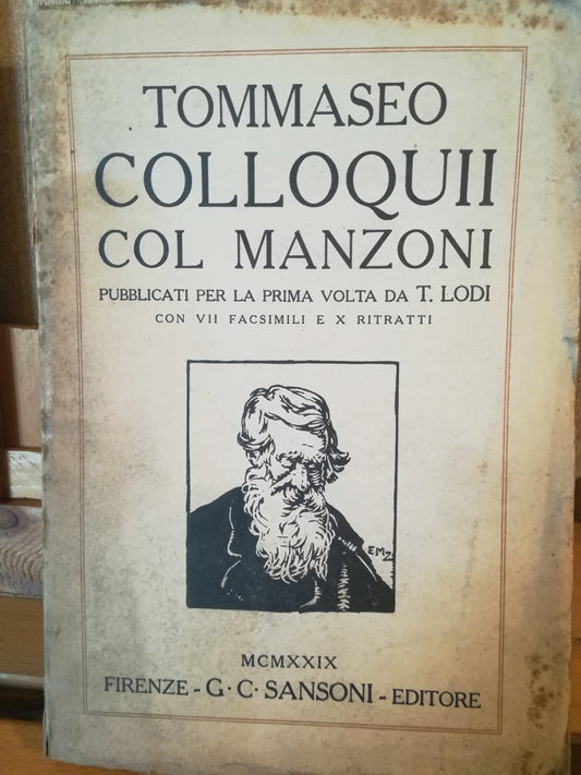 Colloqui col Manzoni - copertina