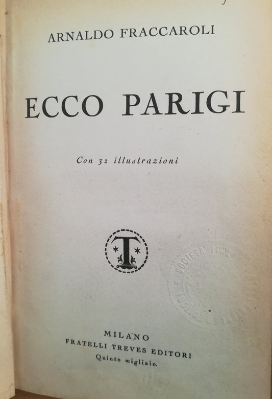 Ecco Parigi. Con 52 illustrazioni. - copertina