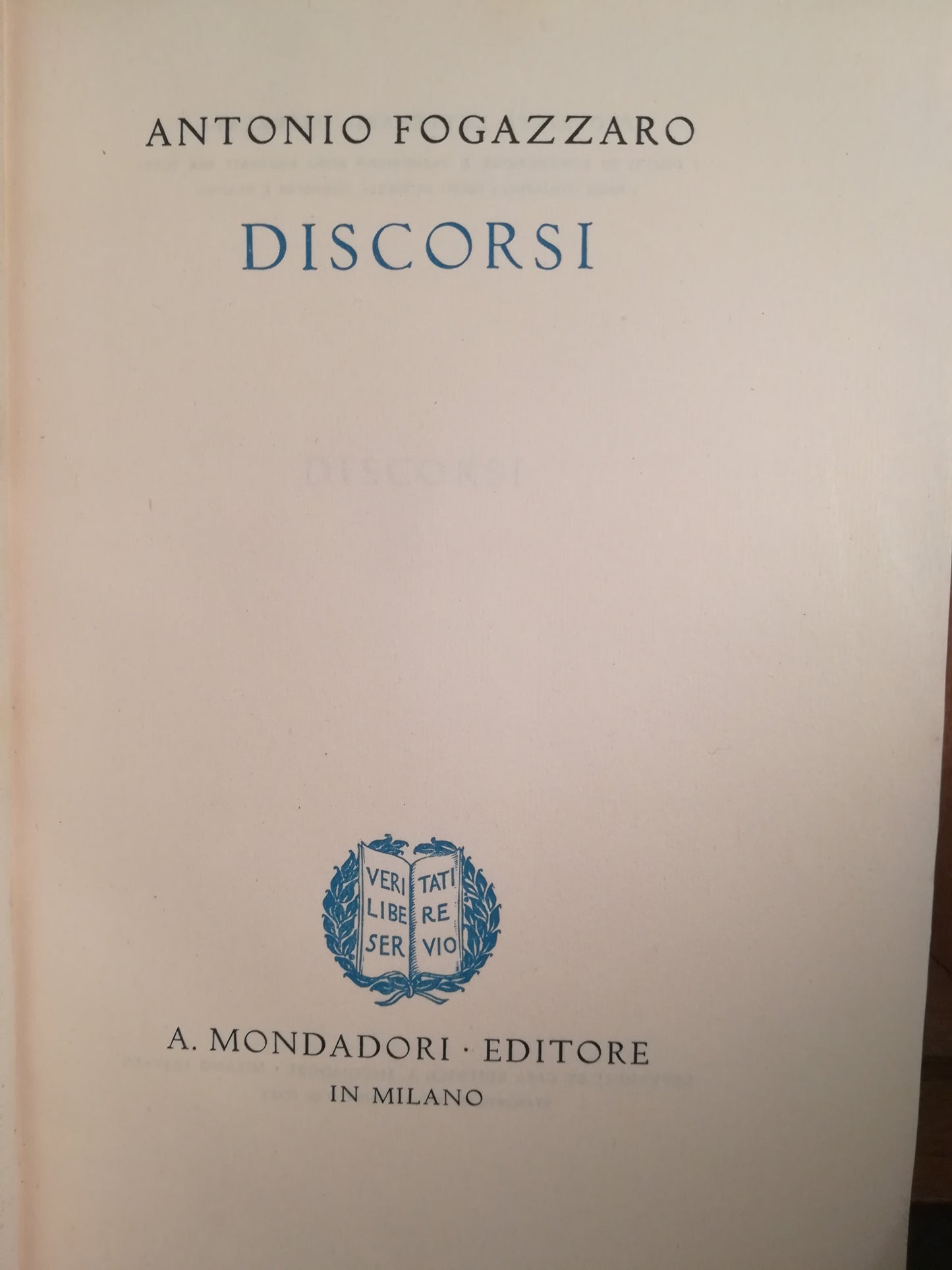 Discorsi - copertina