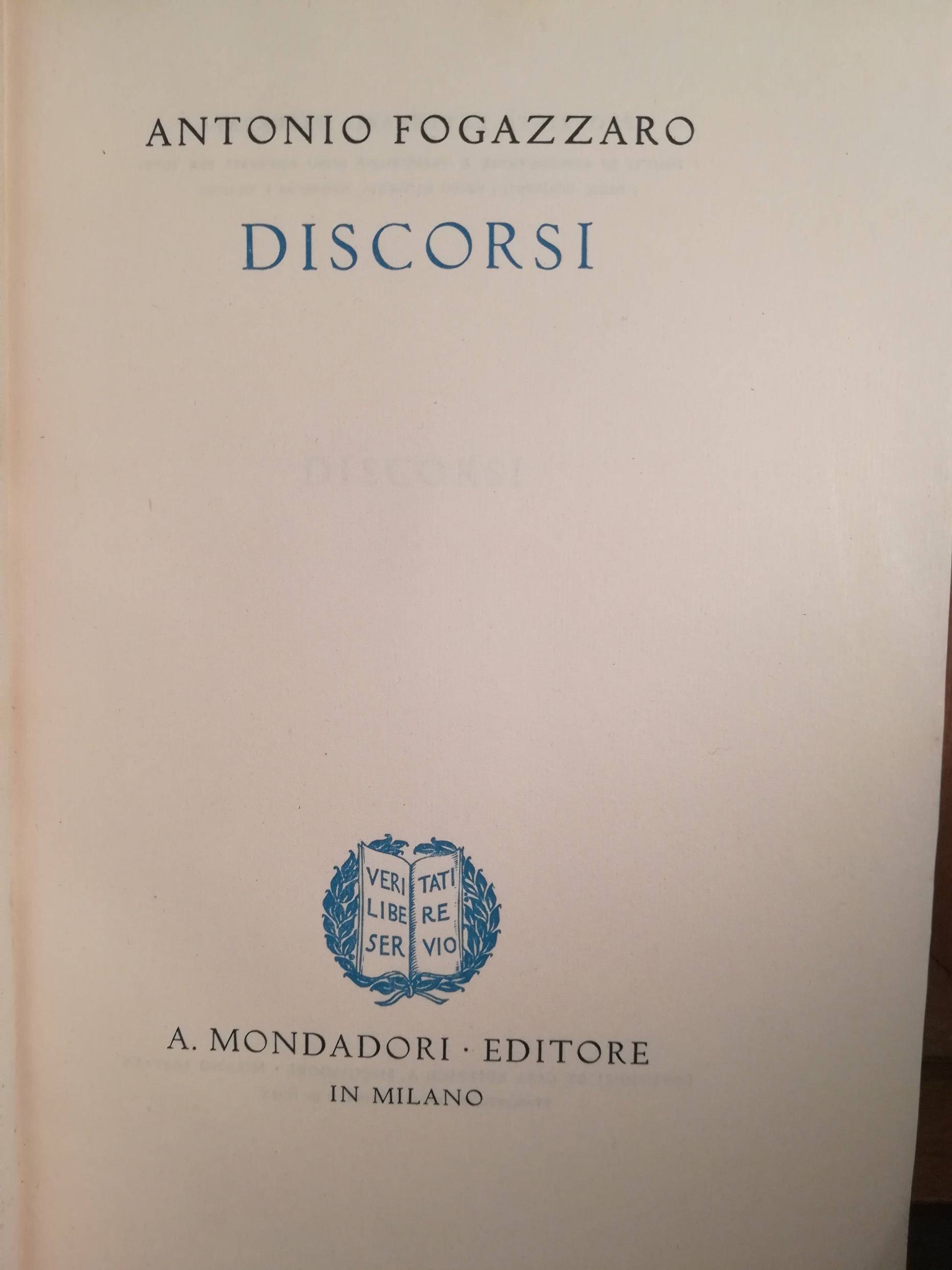 Discorsi - copertina