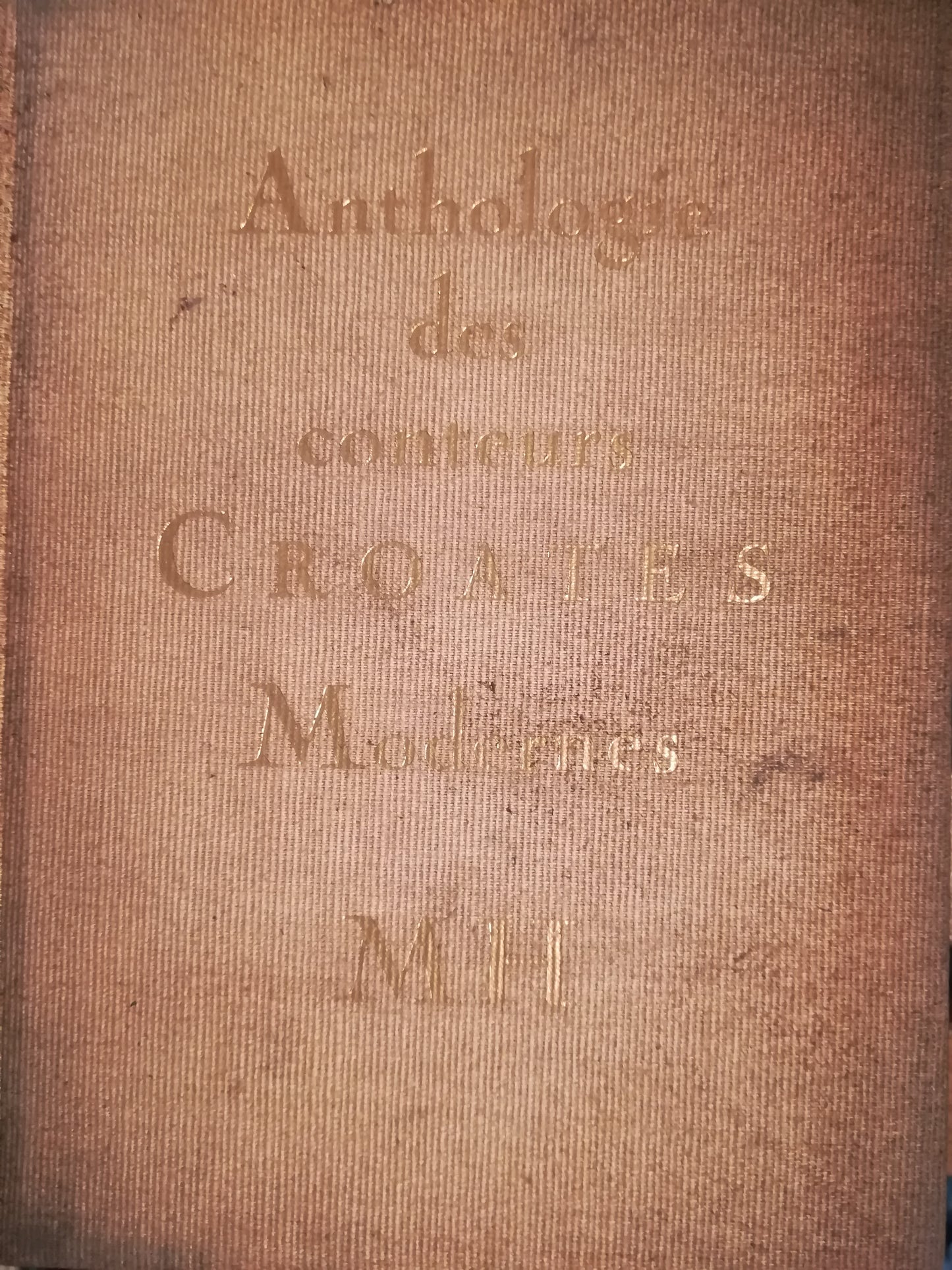 Anthologie des conteurs croates modernes (12880-1930). - copertina