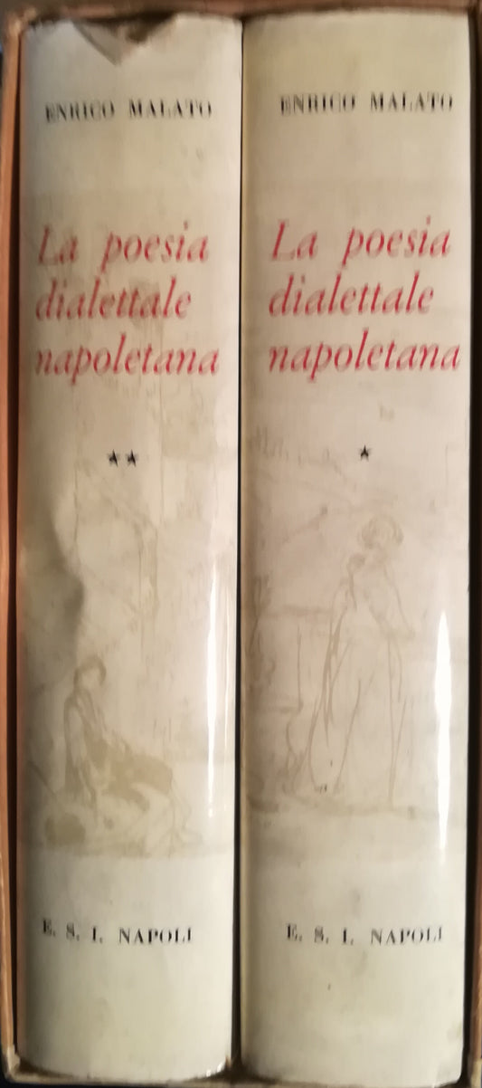 La poesia dialettale napoletana. I. II. - copertina
