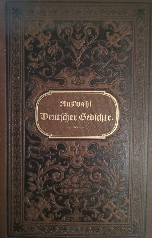 Auswahl Deutscher Gedichte - copertina