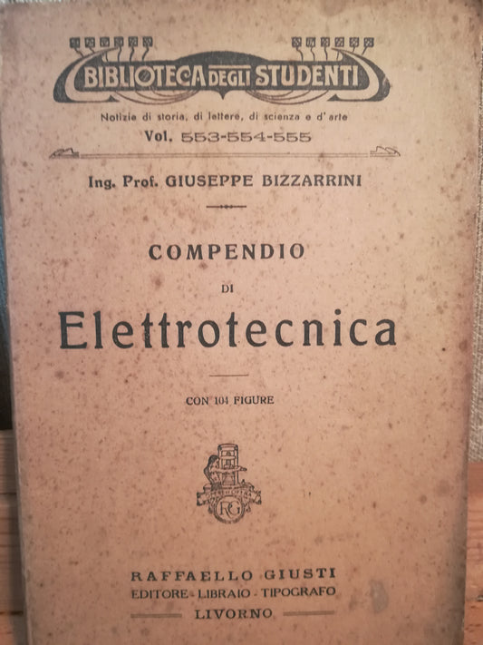Compendio di elettrotecnica - copertina
