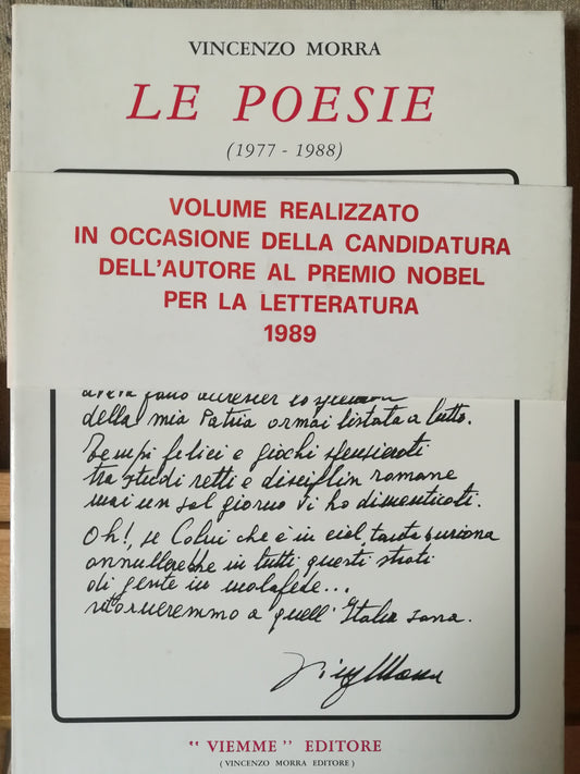 Le poesie (1977-1988). - copertina