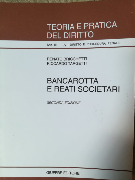 Bancarotta e reati societari - copertina