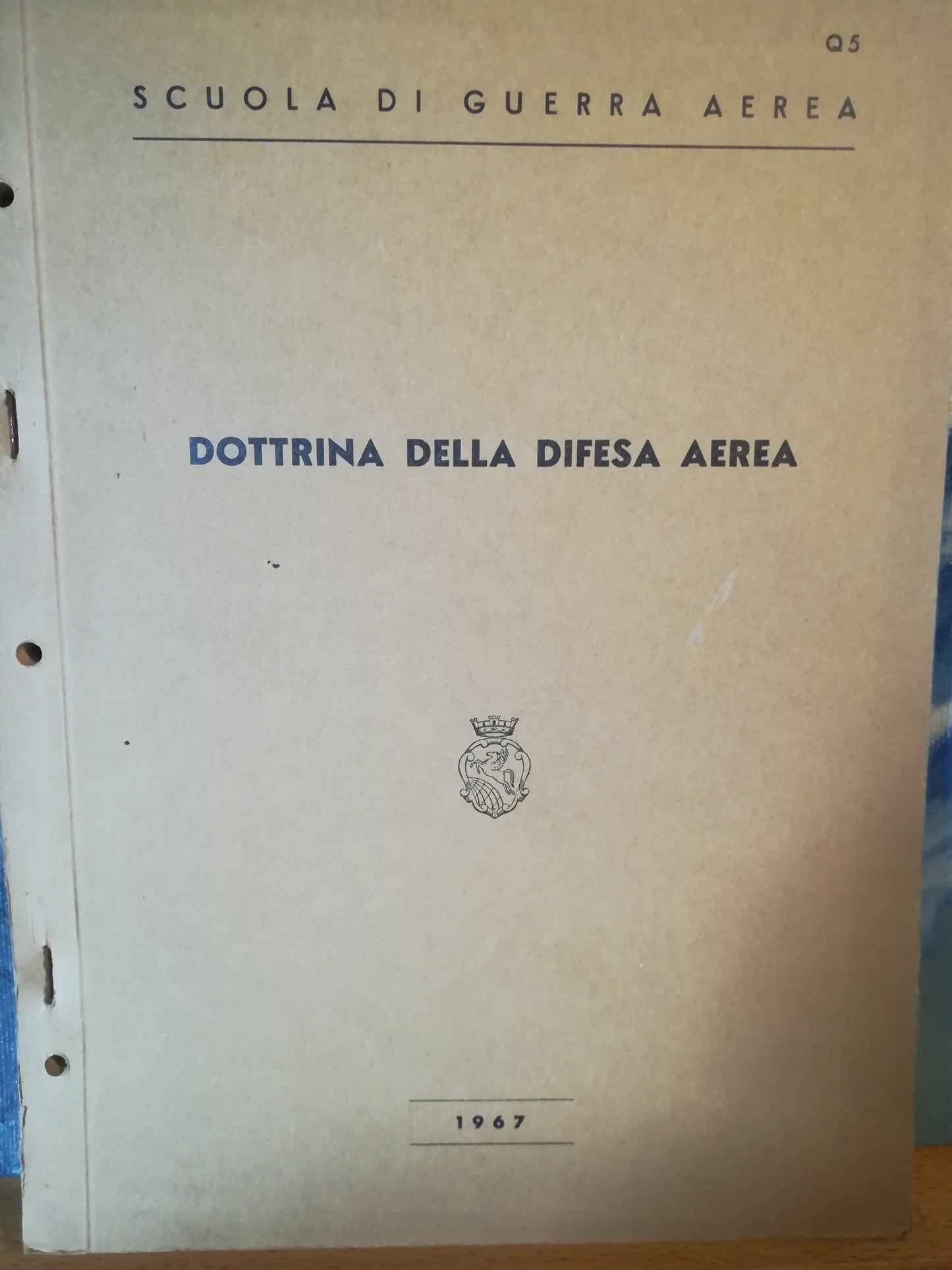 Dottrina della difesa aerea - copertina
