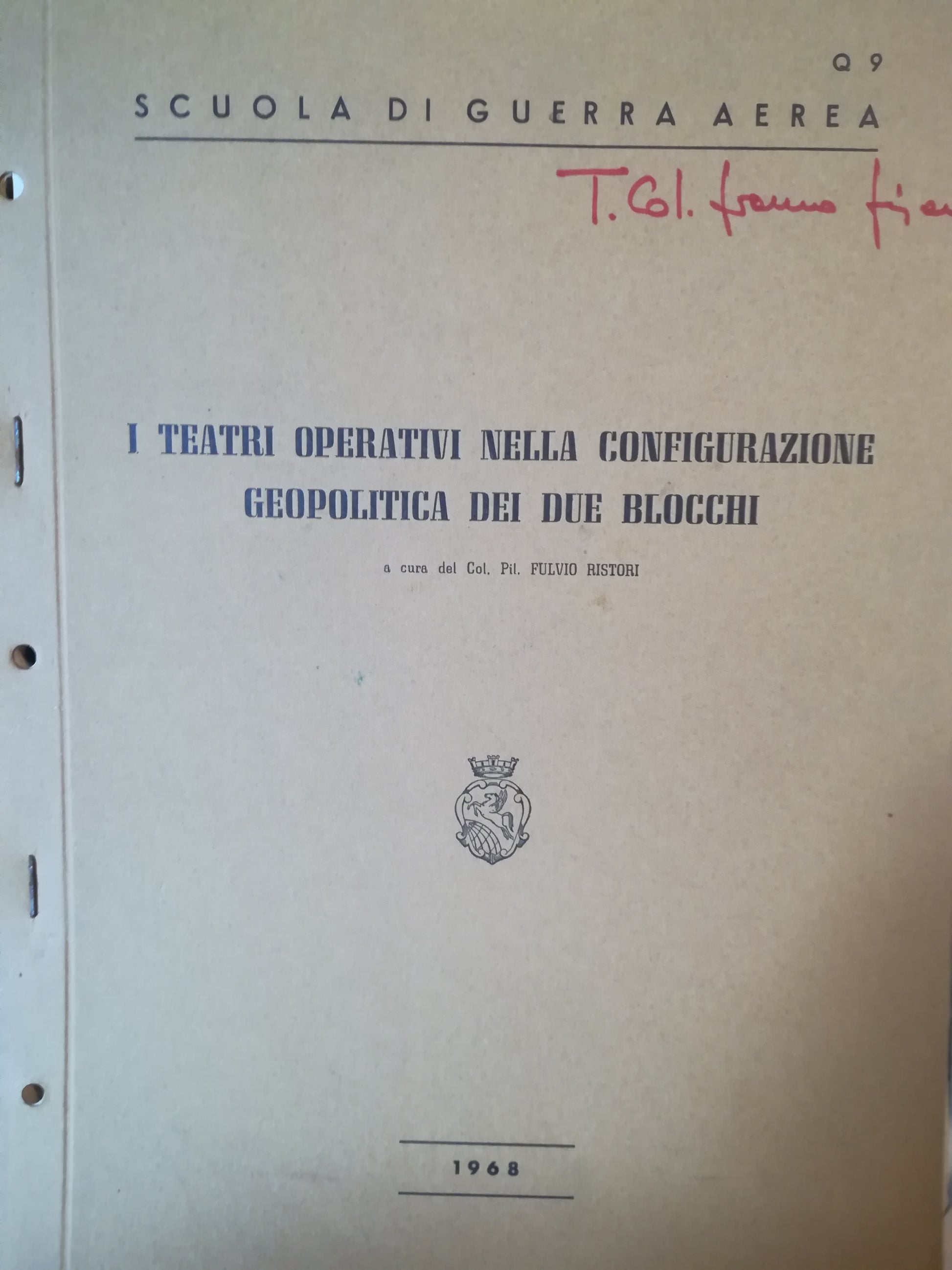 I teatri operativi nella configurazione geopolitica dei due blocchi - copertina