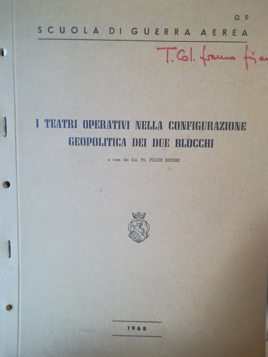 I teatri operativi nella configurazione geopolitica dei due blocchi - copertina
