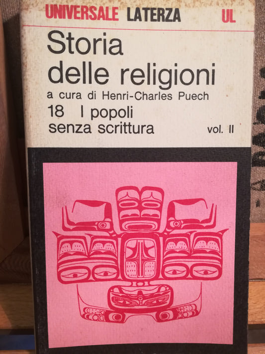 Storia delle religioni. XVIII. I popoli senza scrittura. II. - copertina