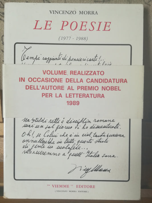 Le poesie (1977-1988). - copertina