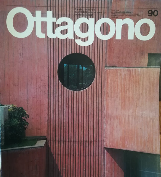 Ottagono. Rivista trimestrale di architettura, arredamento, industria, design. Settembre 1988. - copertina