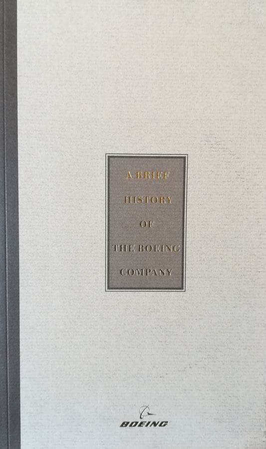 A Brief History of the Boeing Company - copertina
