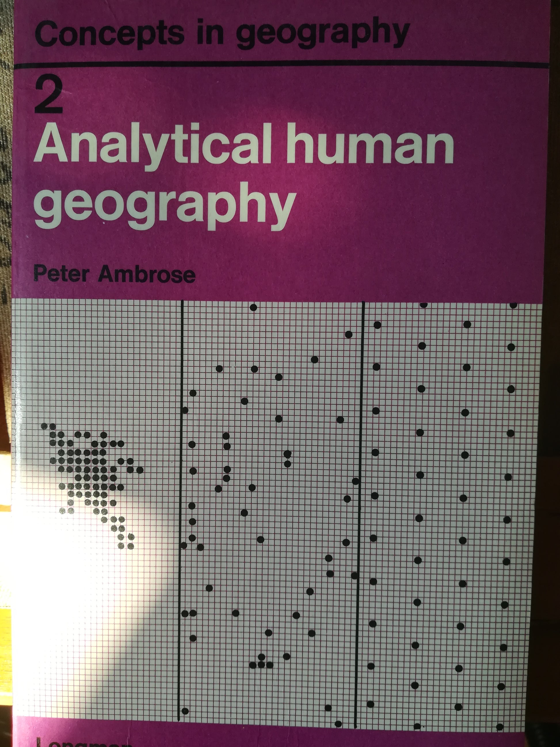 Concept in Geography. 2. Analytical Human Geography. - copertina