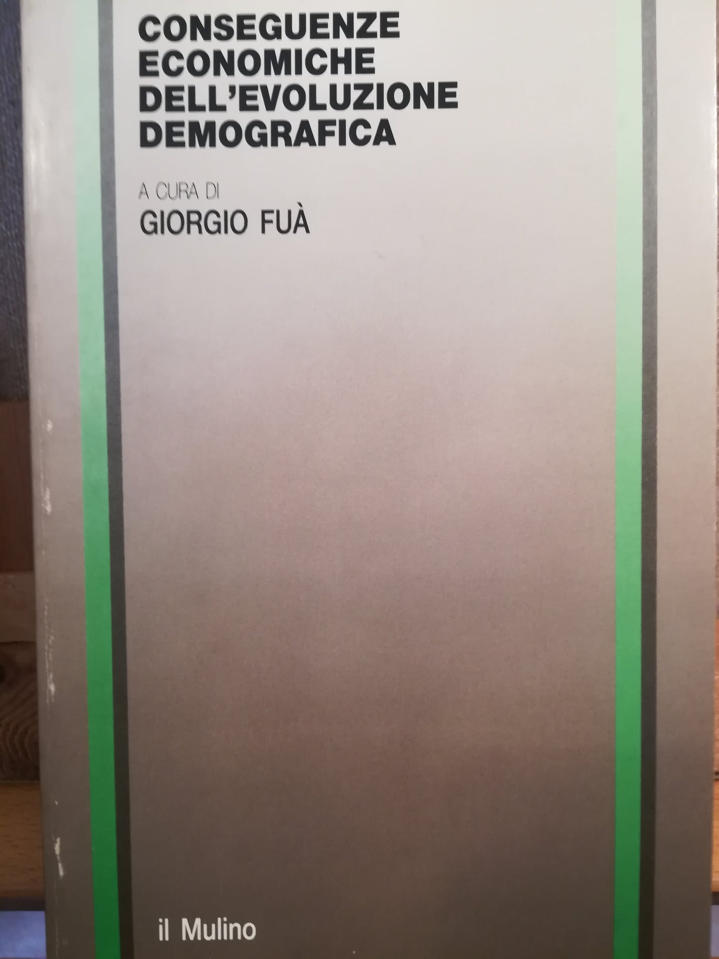 Conseguenze economiche dell'evoluzione demografica - copertina