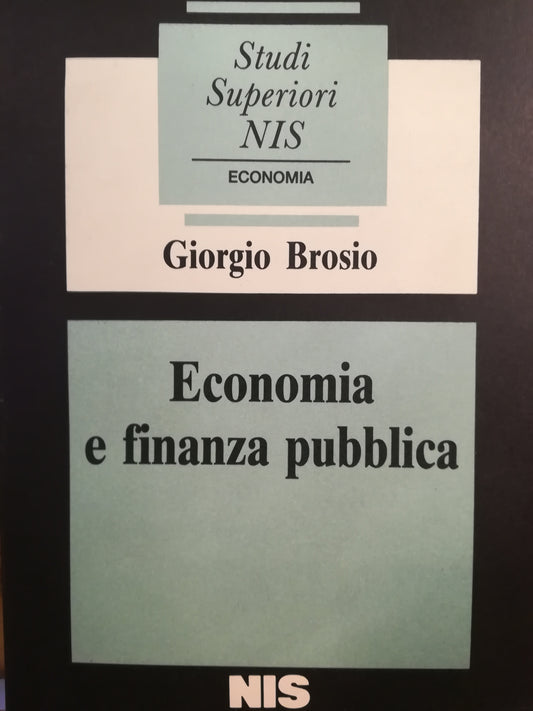 Economia e finanza pubblica - copertina