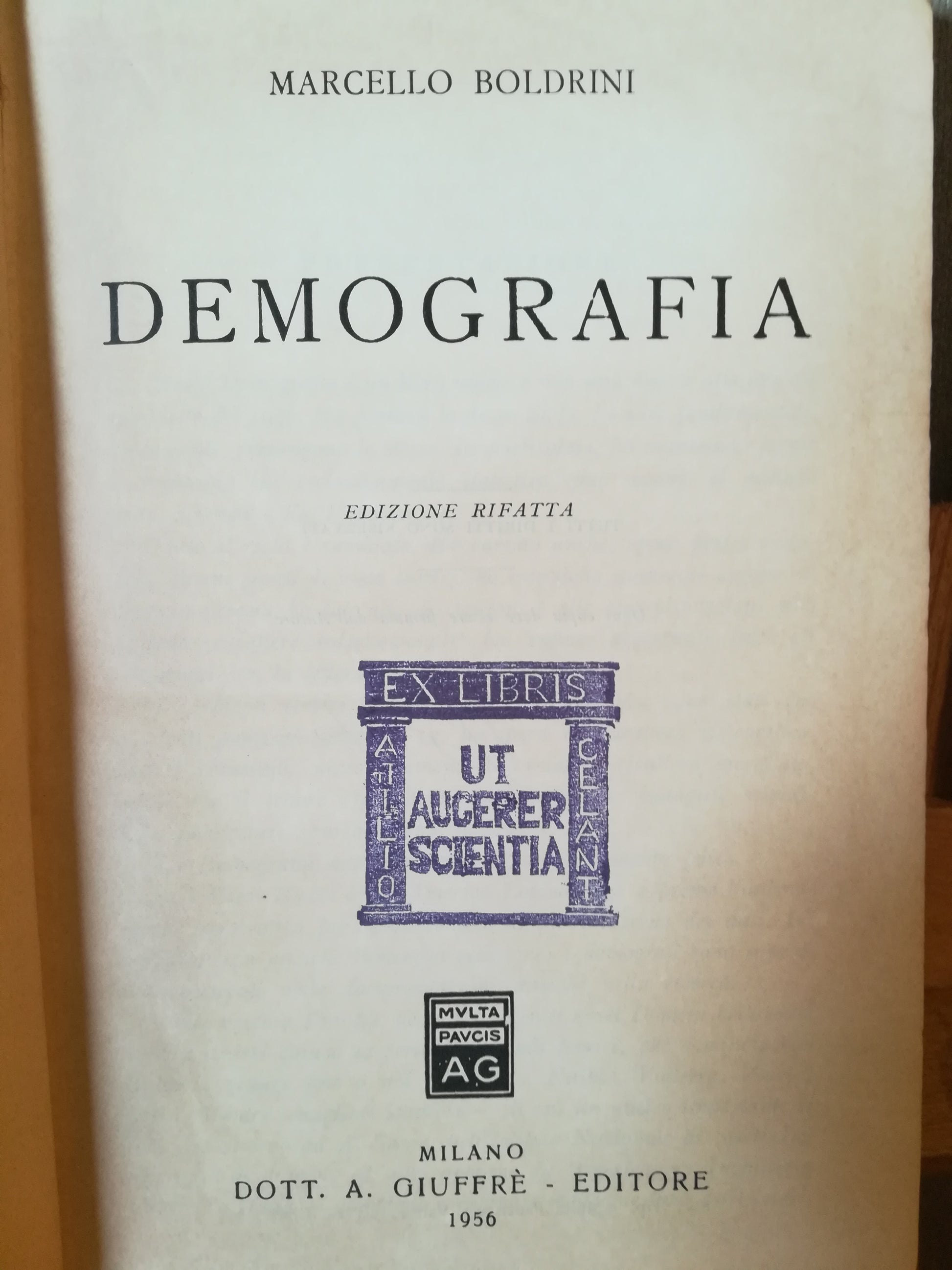 Demografia - copertina