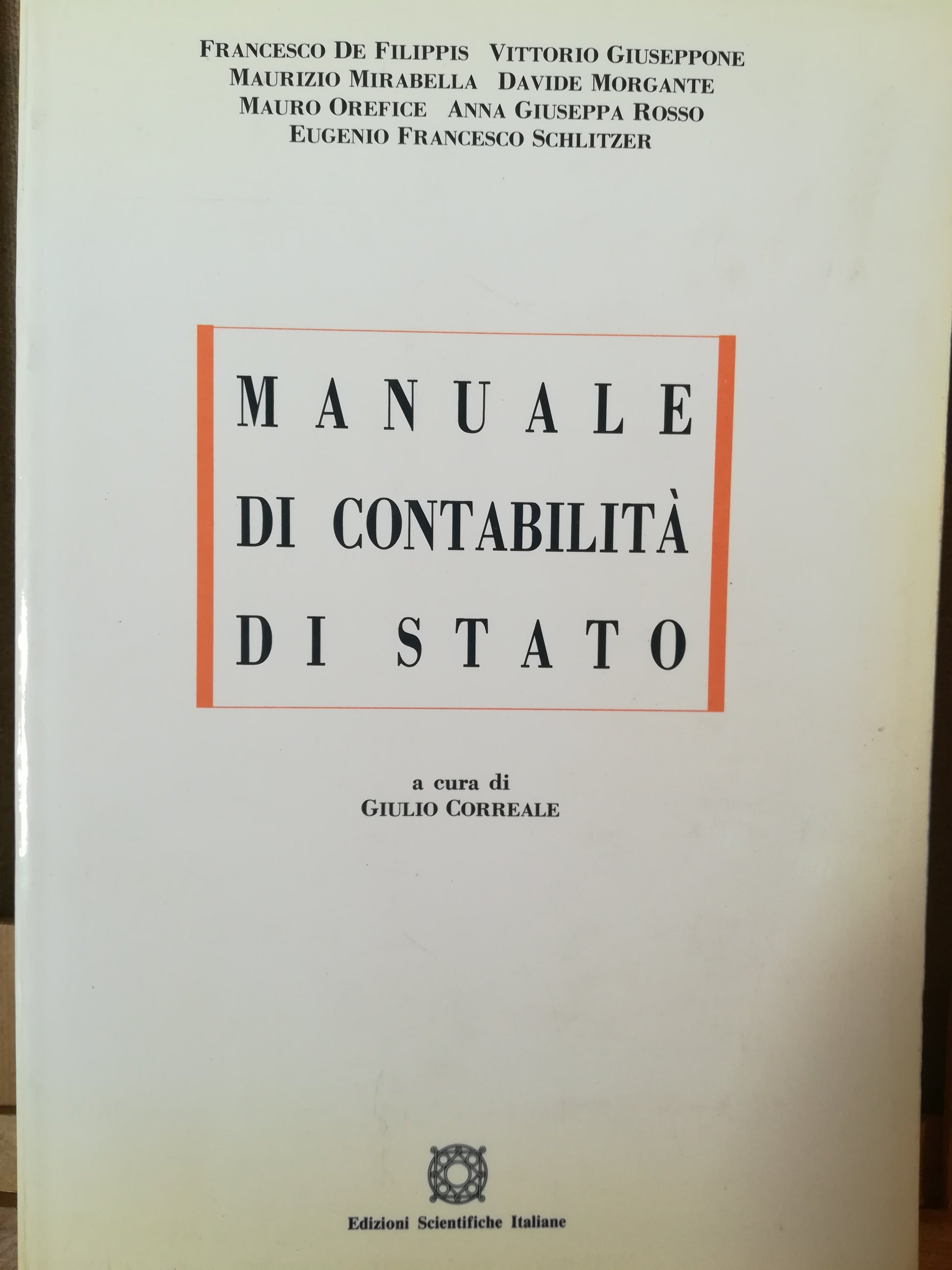 Manuale di contabilità di Stato - copertina