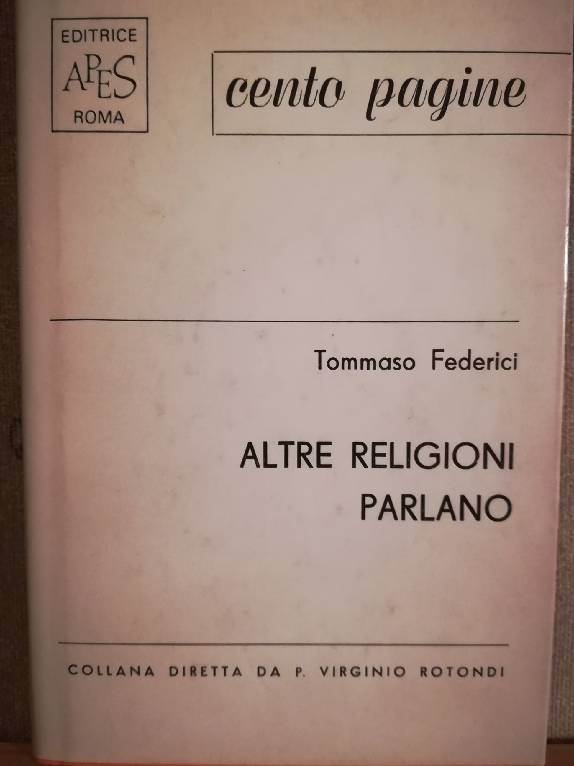 Altre religioni parlano - copertina
