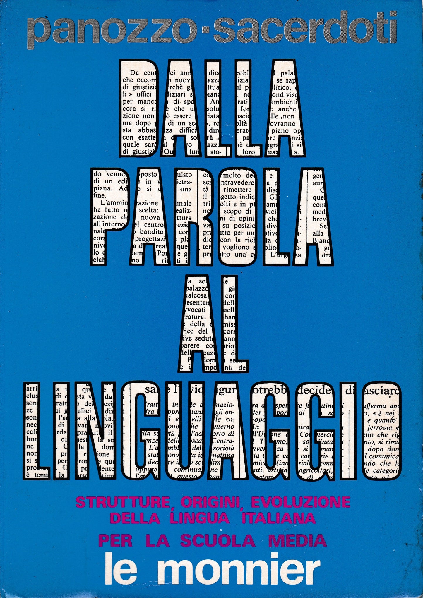Dalla parola al linguaggio - copertina