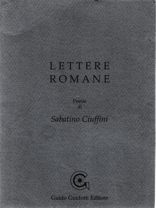 Lettere romane. Poesie - copertina