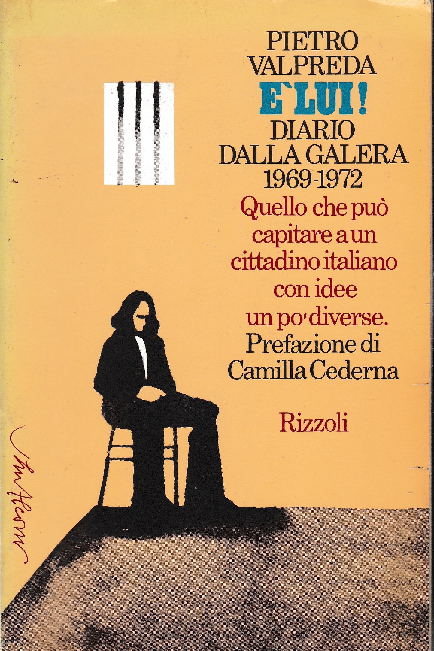 E' lui. Diario dalla galera - copertina