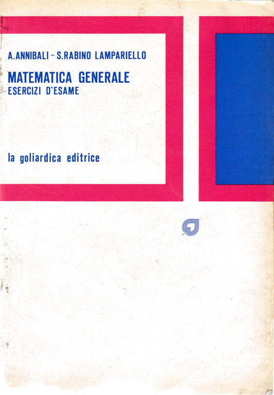 Matematica generale. Esercizi d'esame - copertina