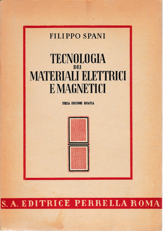 Tecnologia dei materiali elettrici e magnetici - copertina