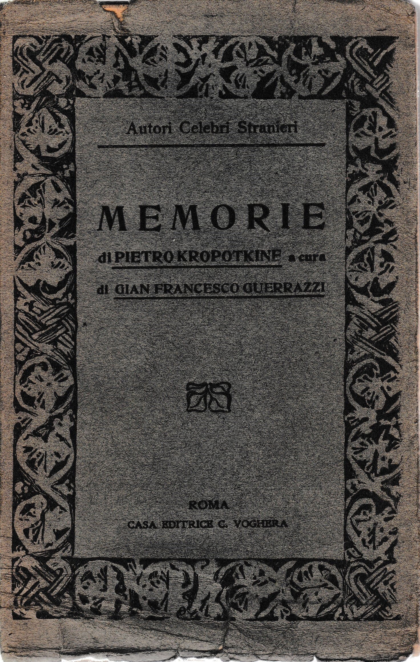 Memorie - copertina