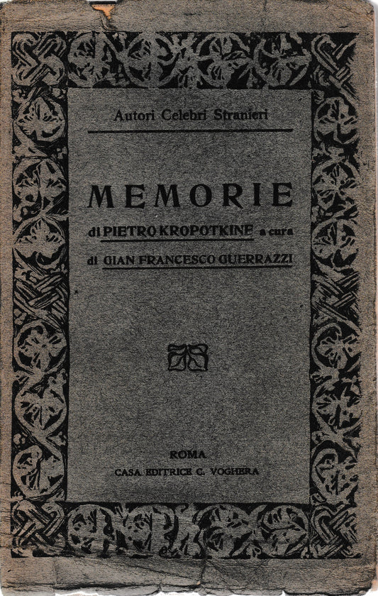 Memorie - copertina