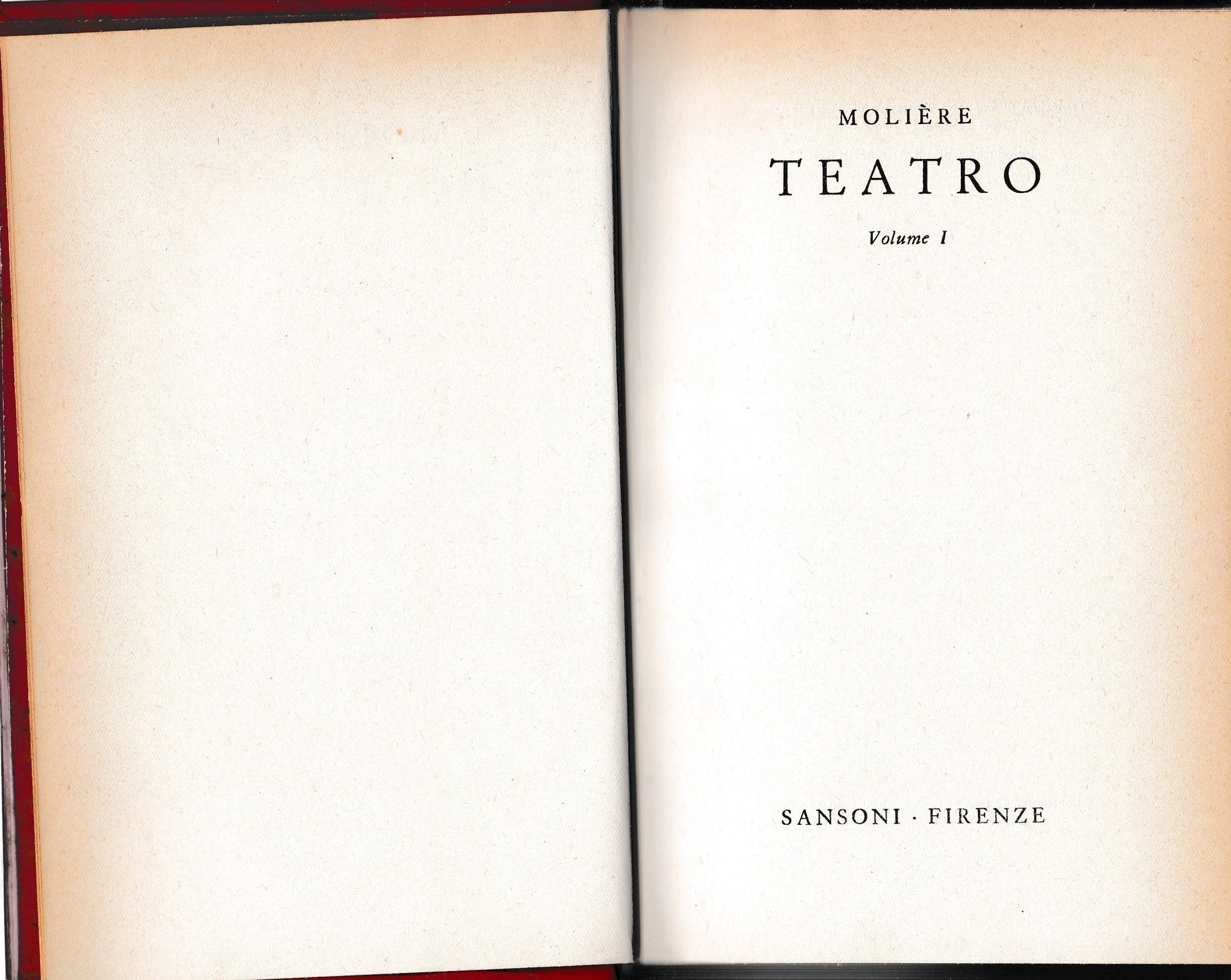 Teatro. Vol. I - copertina