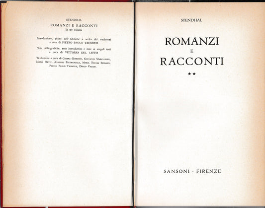 Romanzi e racconti. Volume secondo - copertina