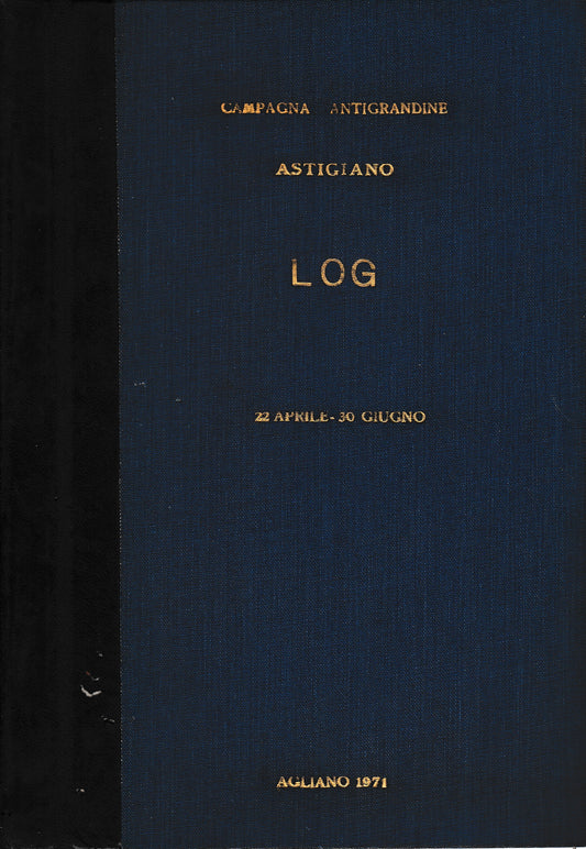 Campagna antigrandine. Astigiano. 22 Aprile - 30 Giugno - copertina