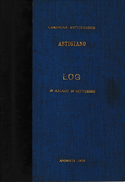 Campagna antigrandine. Astigiano. 29 Maggio 29 Settembre - copertina