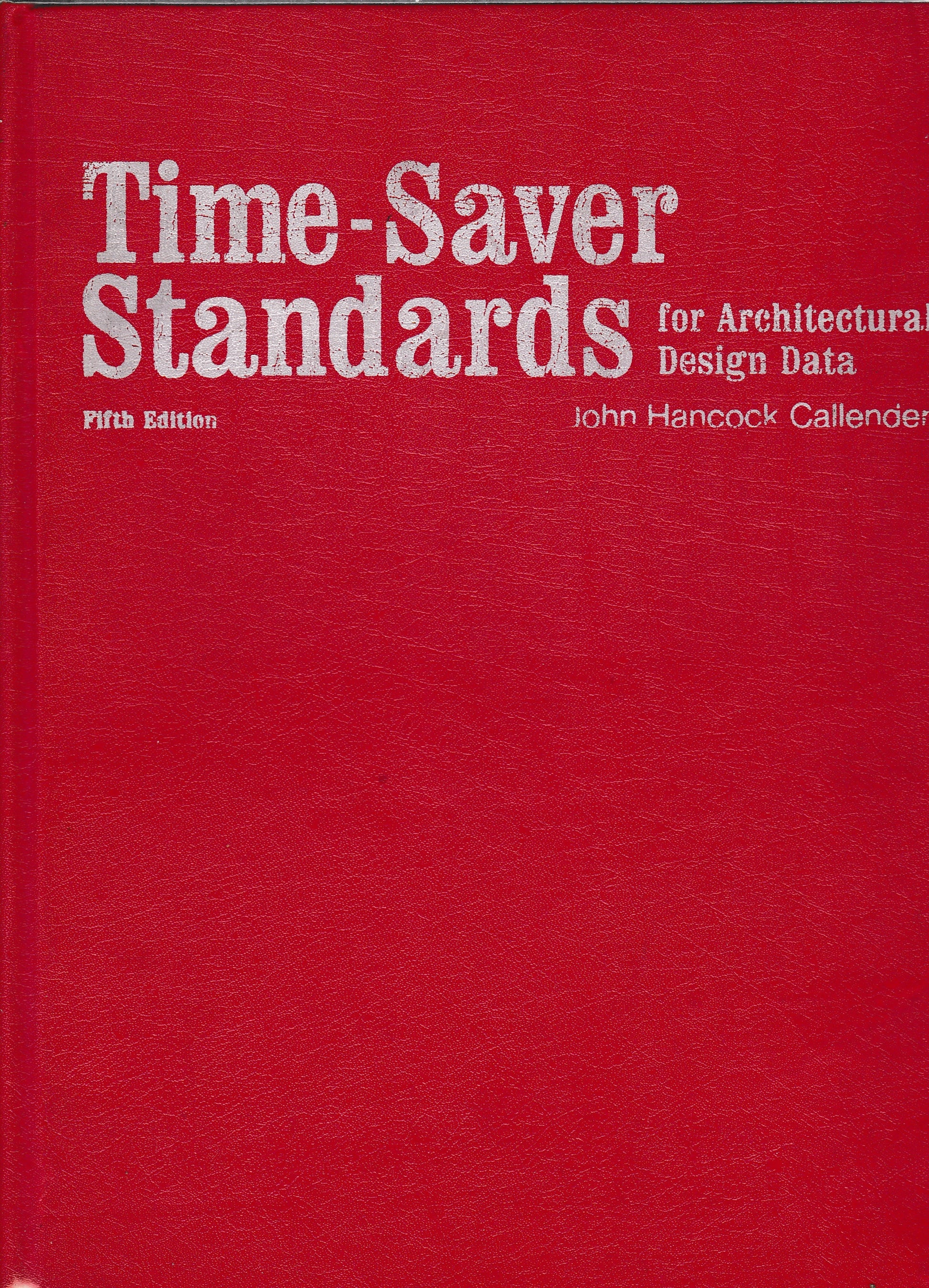 Time-saver standards for Architectural design data - copertina
