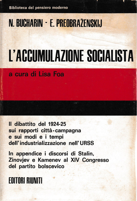 L'accumulazione socialista - copertina