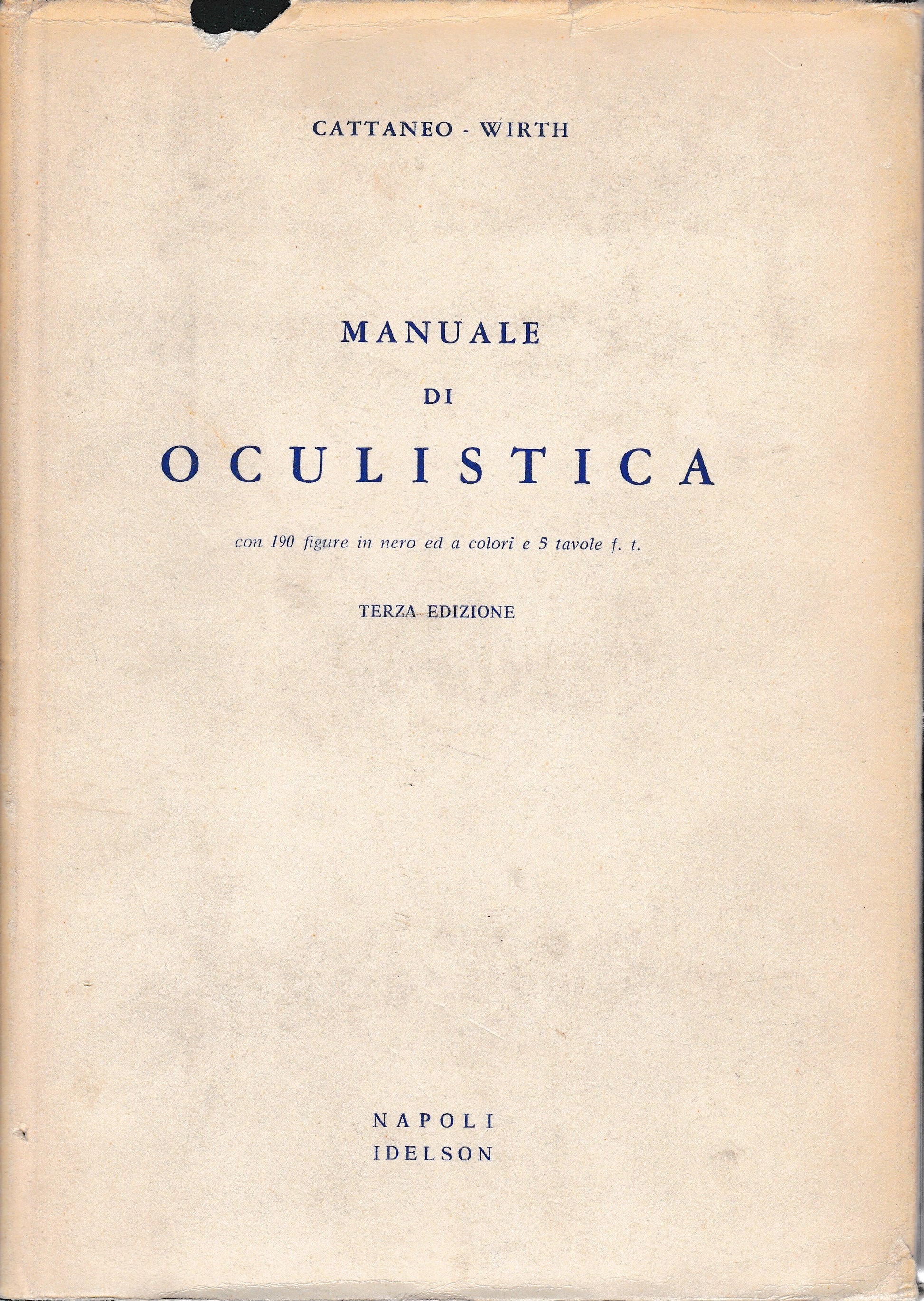 Manuale di oculistica - copertina