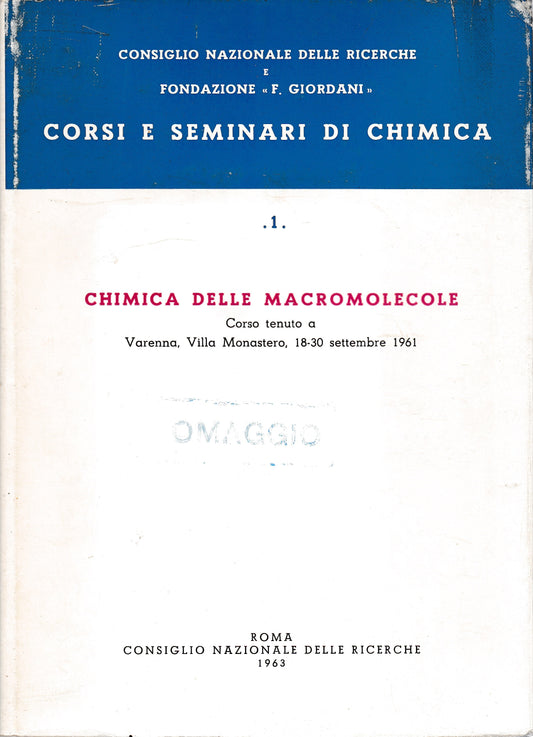 Chimica delle macromolecole - copertina