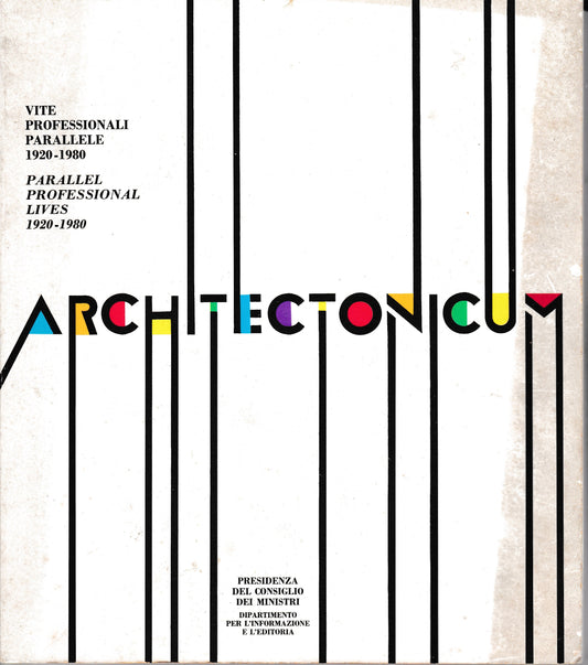 Architectonicum. Vite professionali parallele 1920-1980 - copertina