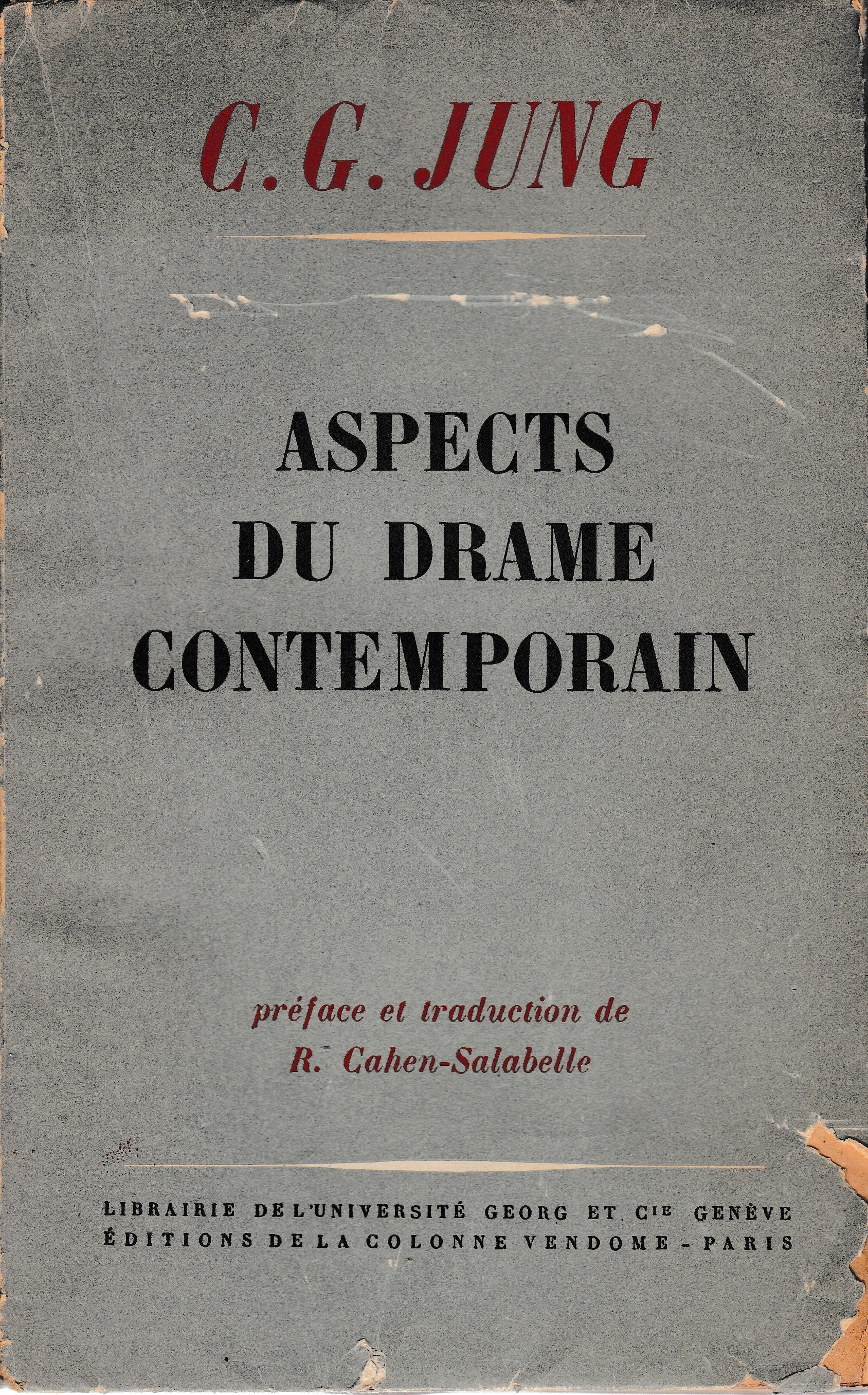 Aspects du drame contemporain - copertina