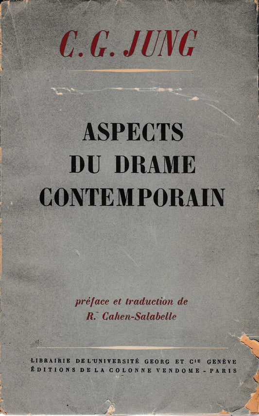 Aspects du drame contemporain - copertina
