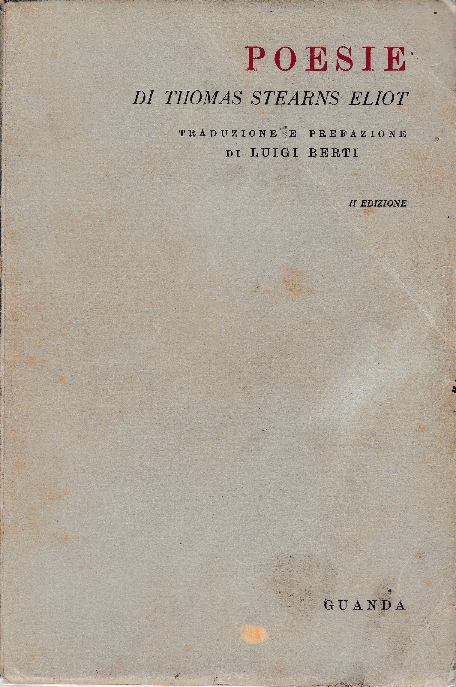 Poesie - copertina