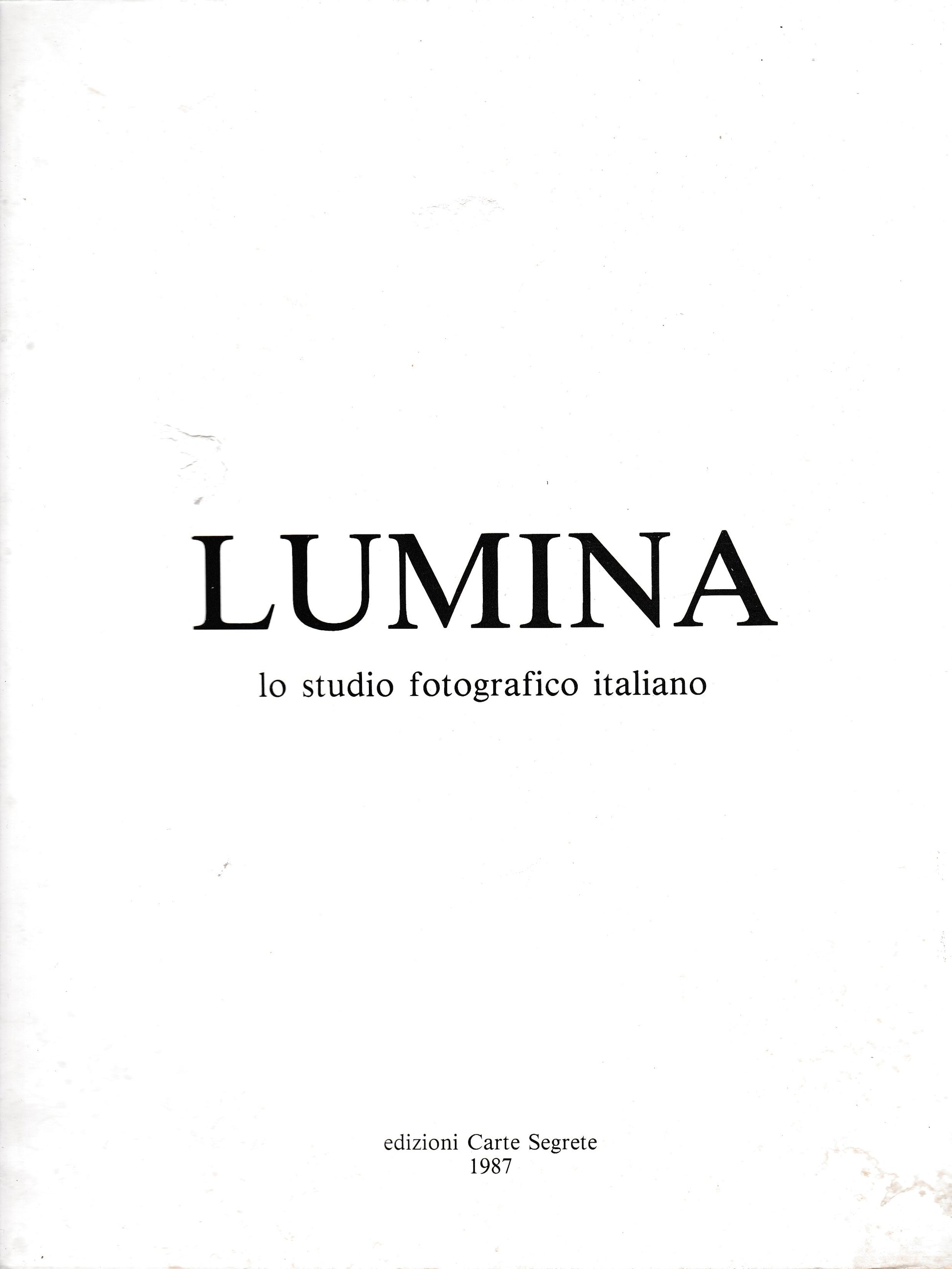 Lumina. Lo studio fotografico italiano - copertina